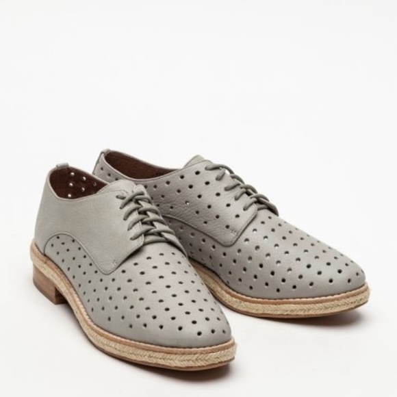 Matiko Shoes - Matiko Felix Gray Cutout Oxford Shoes